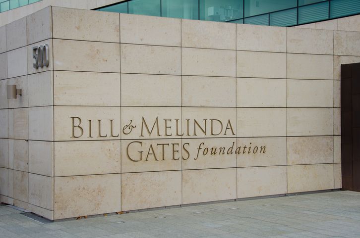 Seattle, Wash. United States – December 8, 2014: The Bill and Melinda Gates Foundation is one of the largest private charities in the world. The aims of the Foundation include enhancing health care, reducing extreme poverty and expanding educational opportunities.