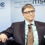 Bill Gates seated