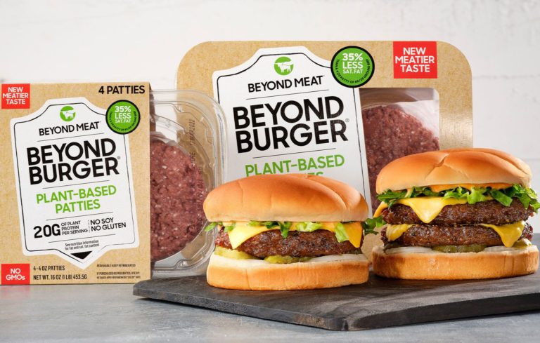 Beyond Meat new Beyond Burger 35% less fat