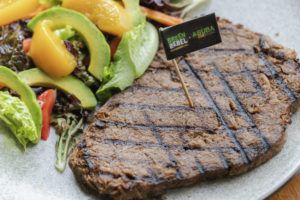 Green Rebel Beefless Steak at Abuba