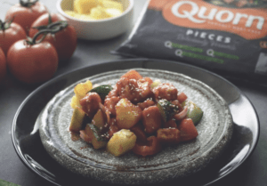 Quorn Pieces in a Cantonese sweet and sour