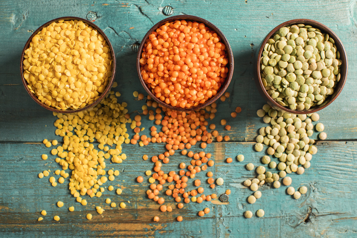 Pulses, various dried