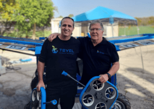 Tevel CEO Yaniv Maor and chairman Eyal Desheh