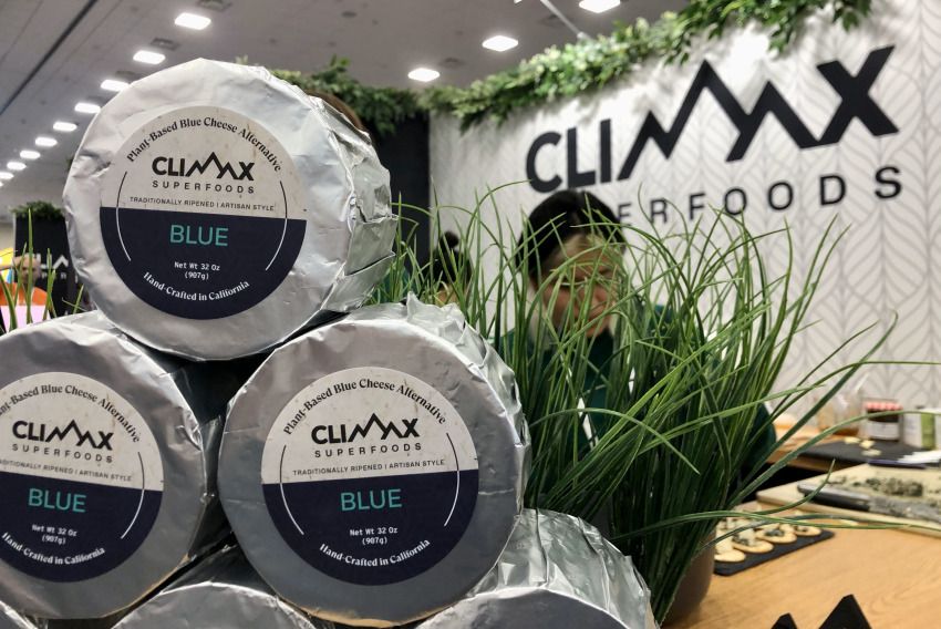 Climax Foods' first products—plant-based Brie, Blue Cheese, Feta, and Chevre—are launching into high-end restaurants next month