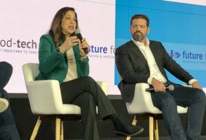 Stray Dog Capital managing partner and CEO Lisa Feria on stage at Future Food Tech