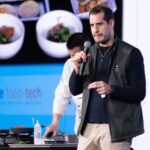 Novameat founder and CEO Giuseppe Scionti at Future Food Tech in San Francisco