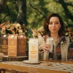 Got Wood Milk ad with Aubrey Plaza