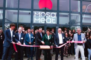 Mosa Meat Ribbon Cutting Scale-up Facility
