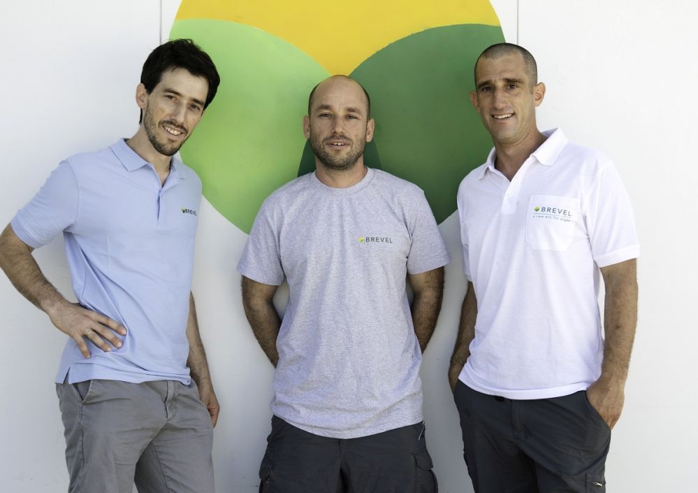L-R: Brevel founders Yonatan Golan CEO, Ido Golan CTO, Matan Golan, COO