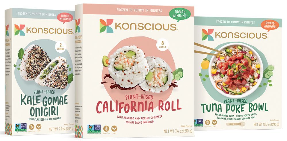 Konscious Foods plant-based sushi
