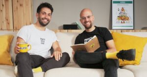 Heura cofounders Marc Coloma and Bernat Añaños.