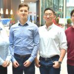 Multus Bio cofounders Réka Trón, Cai Linton, Brandon Ma and Kevin Pan