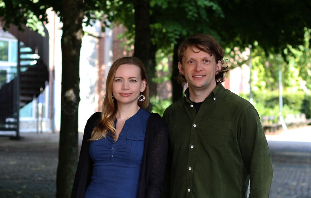 Melt&Marble cofounders Anastasia Krivoruchko (CEO) and Florian David (CSO)