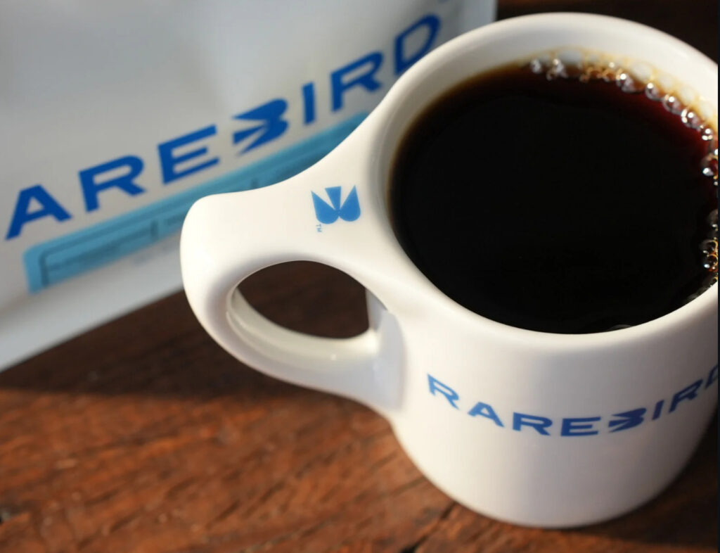 Rarebird coffee mug