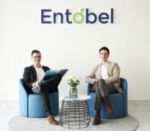 Entobel cofounders Gaëtan Crielaard (left) and Alexandre de Caters (right)