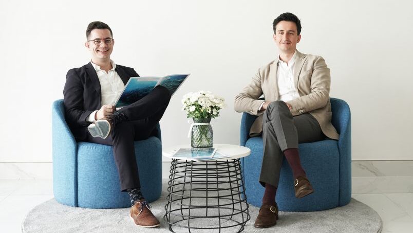 Entobel cofounders Gaëtan Crielaard (left) and Alexandre de Caters (right)