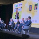 Investor panel at the World Agri-Tech innovation summit in San Francisco.