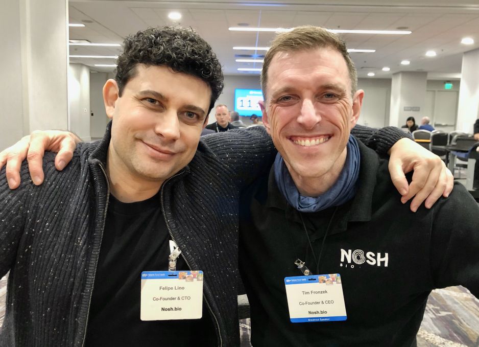 Nosh.bio founders Felipe Lino and Tim Fronzek