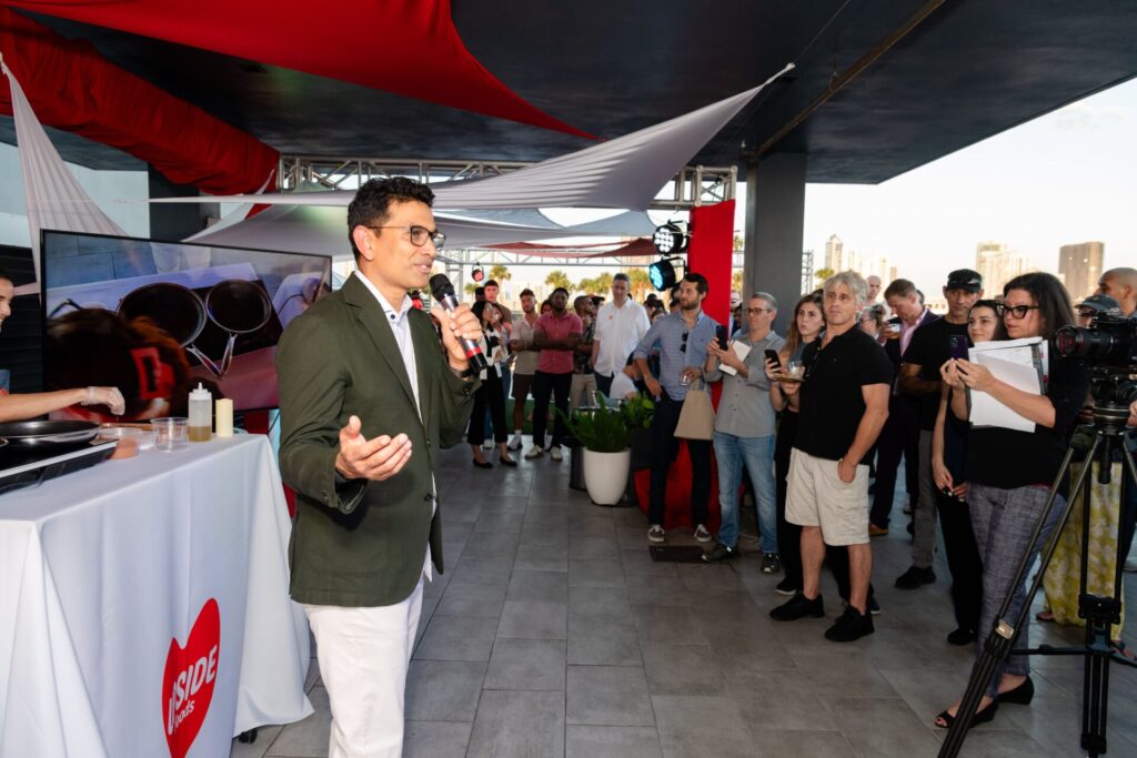 UPSIDE Foods founder and CEO Dr Uma Valeti at Miami 'Freedom of Food' pop up event in Miami, June 2024