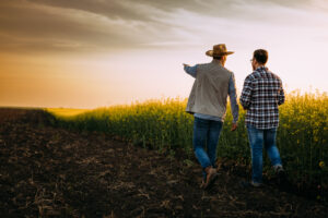 Stewardship, farmers on field