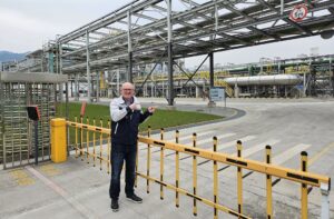 Geoff Bryant at Calysta facility in China. Image credit: Calysta