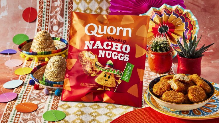 Quorn Cheesy Nacho Nuggs. Image credit: Quorn Foods