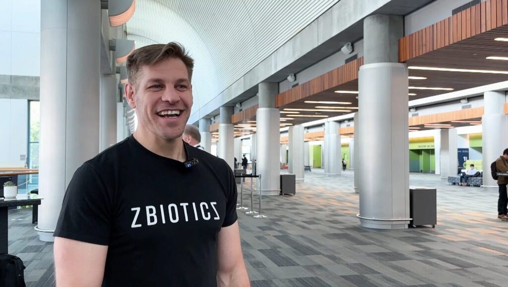 Zachary Abbott, PhD. founder and CEO, ZBiotics. Image credit: Elaine Watson