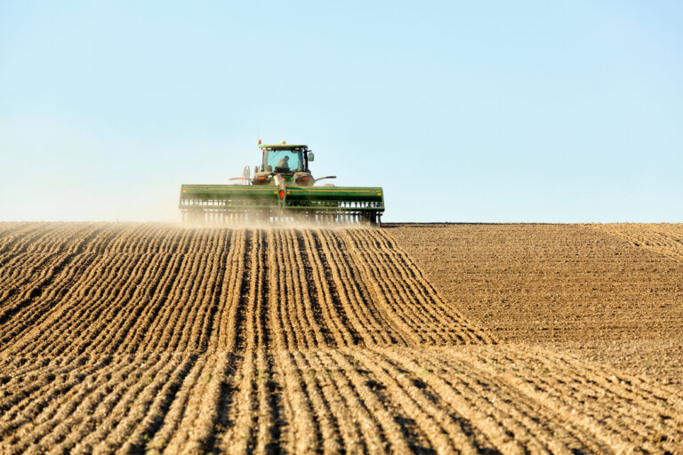 Planting wheat in Idaho