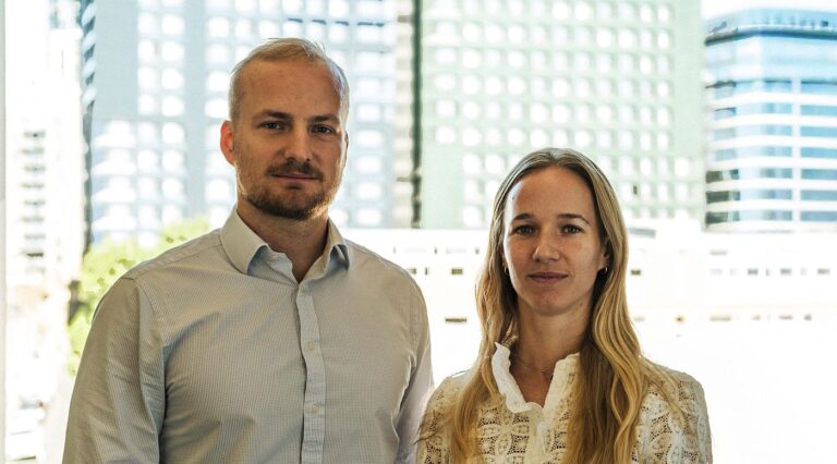 Scindo CEO Gustaf Hemberg (left) and COO Juliet Sword (right). Image credit: Scindo