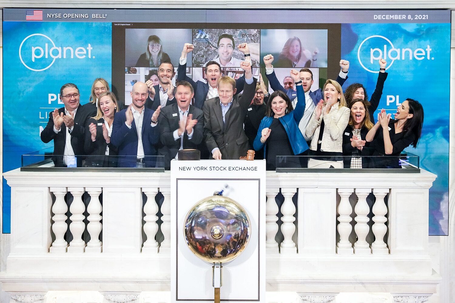 Planet went public in December 2021, through a merger with the SPAC dMY Technology Group Inc. IV. Image credit: Planet Labs PBC