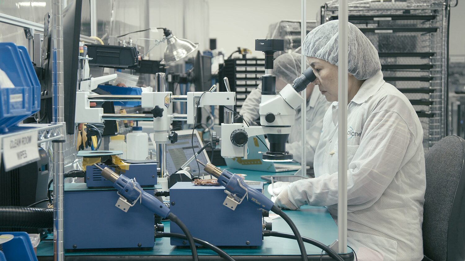 Planet photo manufacturing lab Image credit Planet Labs PBC