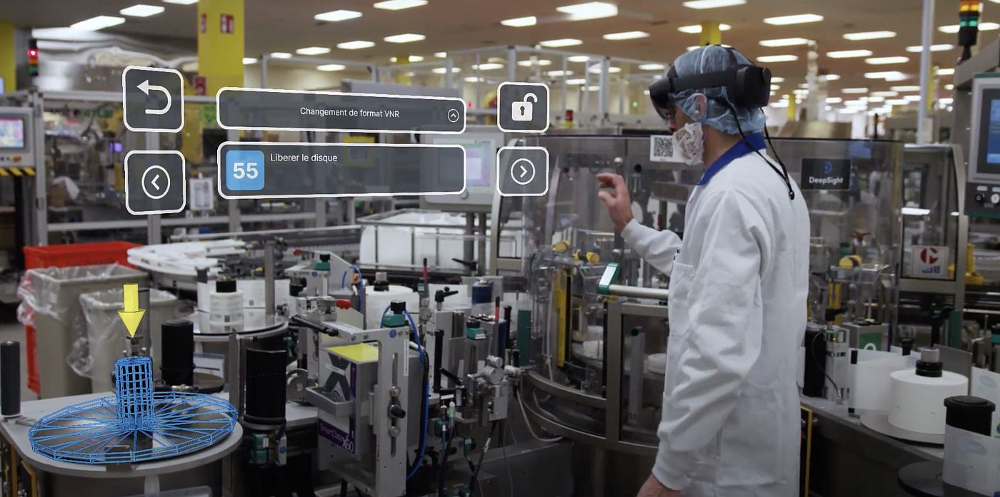DeepSight augmented reality in manufacturing plant Image credit DeepSight