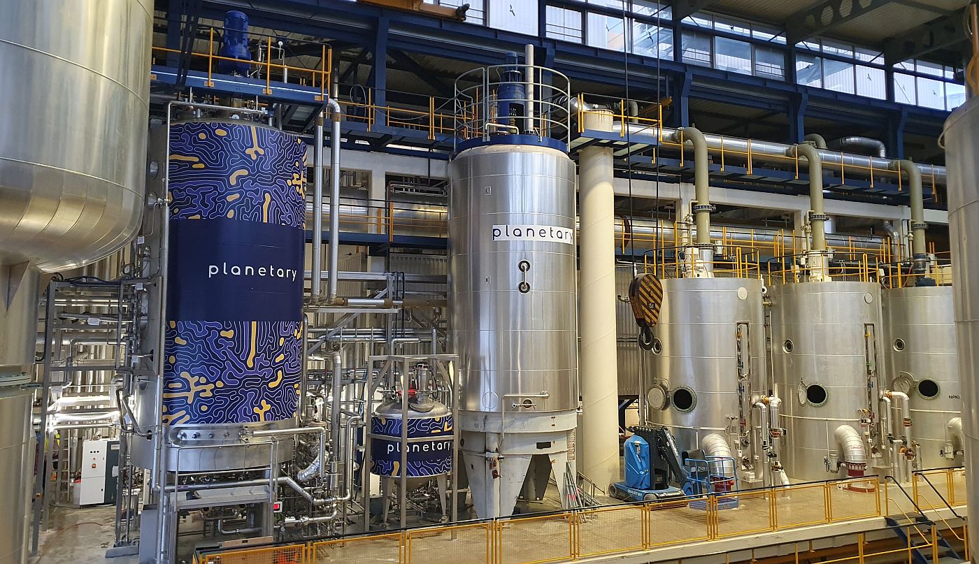 Planetary’s mycoprotein production facility in Aarberg, Switzerland. Image credit: Planetary