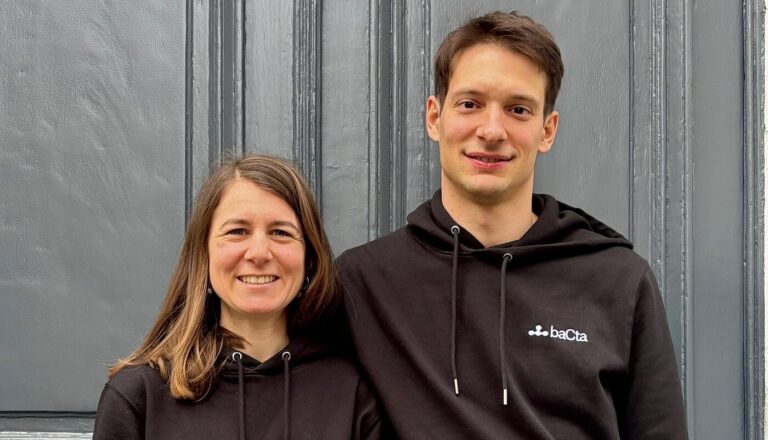baCta cofounders Marie Rouquette and Mathieu Nohet. Image credit: baCta
