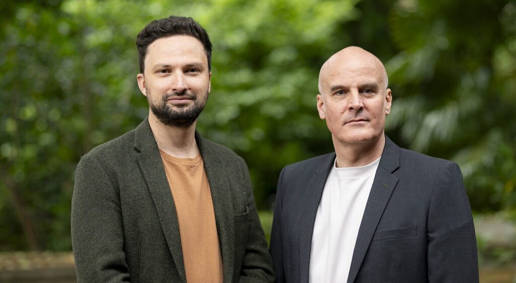 Romain Chayot (founder) and Yvan Chardonnens (CEO), Standing Ovation. Image credit: Antoine Repesse