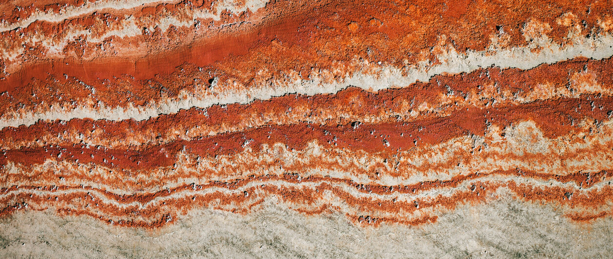 fragment of wall in potassium salt mine - Image credit: iStock-SergeyMihalenko