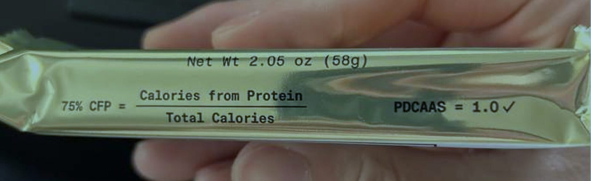 David Protein bar - 75% calories from protein