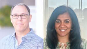 Derek Scholin and Sowmya Purushothaman. Image credits: Rheaplant