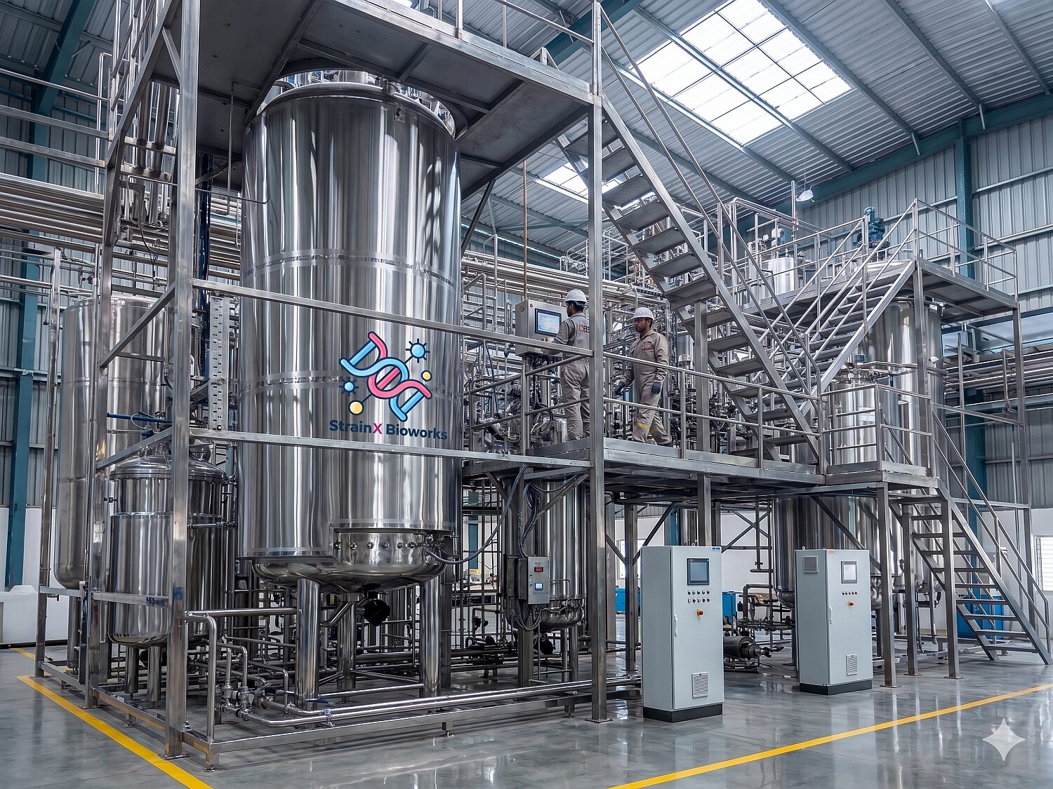 Biomanufacturing. Image credit: StrainX Bioworks