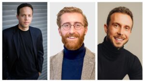 L-R: Eitan Fischer, Nate Crosser, and Milo Runkle. Image credit: Spring Innovation Fund
