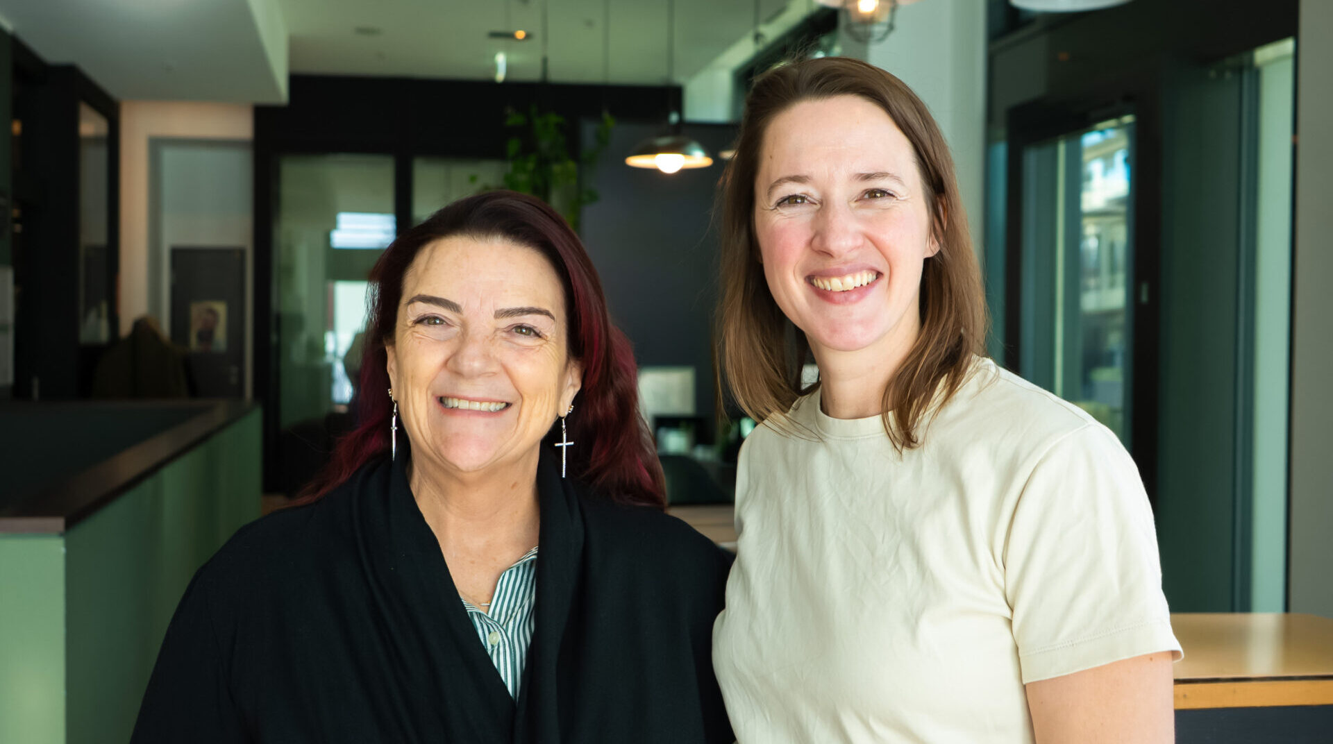 Kelli Wilson (left) and Deniz Ficicioglu (right). Image credit: Bayou Best Foods
