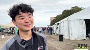 Charlie Wu, founder and CEO, Orchard Robotics. Image credit: Elaine Watson