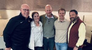 L-R: Steve Rosenbloom, Natalie DiNicola, Tom Snipes, Barney Geddes and Matt Crisp. Image credit: Lilac Agriculture