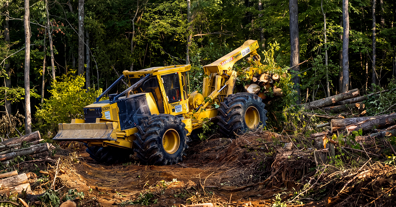 Skidder remotely operated by Kodama Systems Image credit Kodama Systems